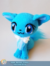Мягкая игрушка "Amigurumi"  "Аниме Кошка"