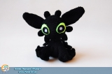 Мягкая игрушка "Amigurumi"  "Дракоша Безубик"