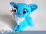 Мягкая игрушка "Amigurumi"  "Аниме Кошка"