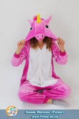 Кигуруми (Пижама в стиле аниме) "All Pink Unicorn"