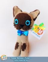 Мягкая игрушка "Amigurumi"  "Котенок Гав"