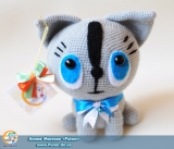 Мягкая игрушка "Amigurumi"  "Амигуруми котик"