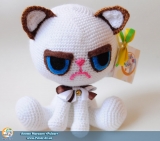 Мягкая игрушка "Amigurumi"  "Grumpy Cat"