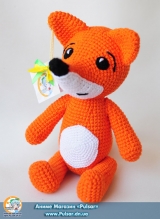 Мягкая игрушка "Amigurumi"  "Funny fox"
