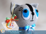 Мягкая игрушка "Amigurumi"  "Амигуруми котик"