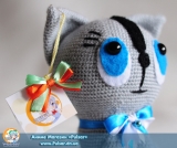 Мягкая игрушка "Amigurumi"  "Амигуруми котик"