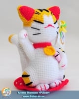 М`яка іграшка "Amigurumi" "Maneki-Neko"