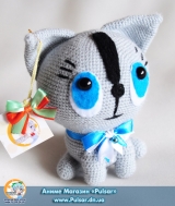Мягкая игрушка "Amigurumi"  "Амигуруми котик"