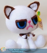 М`яка іграшка "Amigurumi" "Grumpy Cat"