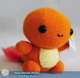 М`яка іграшка "Amigurumi" "Pokemon - Чармандер ( Charmander)"