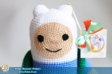 Мягкая игрушка "Amigurumi"  "Adventure time - Finn"