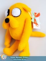 Мягкая игрушка "Amigurumi"  "Adventure time - Jacke"