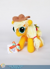 Мягкая игрушка "Amigurumi"  My Little Pony Friendship is Magic -  Applejack