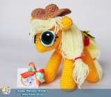 Мягкая игрушка "Amigurumi"  My Little Pony Friendship is Magic -  Applejack