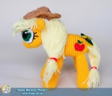 Мягкая игрушка "Amigurumi"  My Little Pony Friendship is Magic -  Applejack