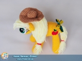 Мягкая игрушка "Amigurumi"  My Little Pony Friendship is Magic -  Applejack