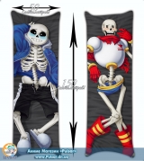Дакимакура (подушка для объятий)  150 см Undertale  - Sans, Papyrus