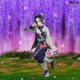 Оригинальная аниме фигурка &laquo;Demon Slayer Glitter & Glamours - Shinobu Kocho II&raquo;