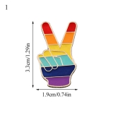 Металевий пін LGBT
