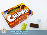 ХРУСТЯЩИЙ МОЛОЧНЫЙ ШОКОЛАД LOTTE "CRUNKY", КОРОБКА 28 ШТ.