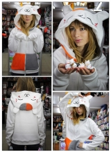 Косплей Худи в стиле  Nyanko Sensei (Natsume Yuujinchou) White