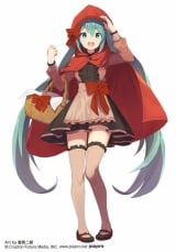Оригинальная аниме фигурка &laquo;Vocaloid Hatsune Miku Wonderland Figure Little Red Riding Hood Ver. (Taito)&raquo;