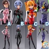 Оригінальна аніме фігурки Capsule Q Fraulein - Rebuild of Evangelion Heroine Anthology Part.3 [Q Ver. Plugsuit Arc]