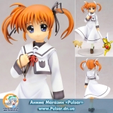Оригінальна аніме фігурка Magical Girl Lyrical Nanoha The MOVIE 1st - Nanoha Takamachi Uniform Ver. 1/7 Complete Figure
