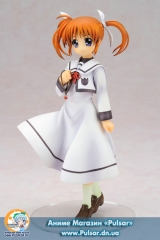 Оригінальна аніме фігурка Magical Girl Lyrical Nanoha The MOVIE 1st - Nanoha Takamachi Uniform Ver. 1/7 Complete Figure