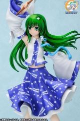 Оригинальная аниме фигурка Touhou Project - Deified Human of the Wind "Sanae Kochiya" 1/8 Complete Figure