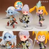 Оригинальная аниме фигурка Choko Ochi Lineage 2 x Yukio Hirai Vol. 1 Kamael / Dwarf / Dark Elf 3 Figure Set