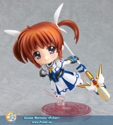 Оригинальная аниме фигурка Nendoroid Nanoha Takamachi Exelion Mode Edition