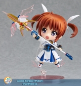 Оригинальная аниме фигурка Nendoroid Nanoha Takamachi Exelion Mode Edition