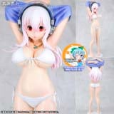 Оригінальна аніме фігурка Super Sonico / Black Bikini 1/2 Super Big Polyresin Figure (90 см!!)