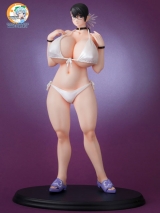 Оригинальная аниме фигурка Queen's Blade - Weapon Merchant "Cattleya" White Swimsuit Ver. 2 1/5 Complete Figure