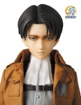 Оригинальная аниме фигурка Real Action Heroes No.662 RAH Levi (w/Initial Production Limited Parts: Kerchief/ Bandana/ 2 Dusters)