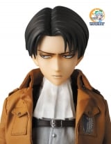 Оригинальная аниме фигурка Real Action Heroes No.662 RAH Levi (w/Initial Production Limited Parts: Kerchief/ Bandana/ 2 Dusters)