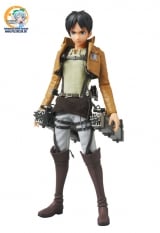 Оригинальная аниме фигурка Real Action Heroes No.668 RAH Eren Yeager (w/Initial Production Limited: Expression Parts & Basement Key)