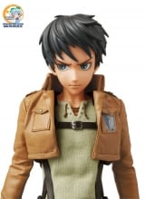 Оригинальная аниме фигурка Real Action Heroes No.668 RAH Eren Yeager (w/Initial Production Limited: Expression Parts & Basement Key)