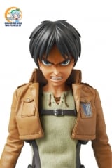 Оригинальная аниме фигурка Real Action Heroes No.668 RAH Eren Yeager (w/Initial Production Limited: Expression Parts & Basement Key)
