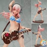 Оригинальная аниме фигурка Super Sonico Rock'n'Roll Valentine 1/6 Complete Figure