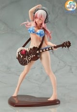 Оригінальна аніме фігурка Super Sonico Rock"n"Roll Valentine 1/6 Complete Figure