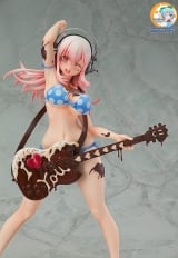 Оригінальна аніме фігурка Super Sonico Rock"n"Roll Valentine 1/6 Complete Figure