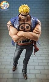 Оригинальная аниме фигурка Portrait.Of.Pirates ONE PIECE Sailing Again - Bellamy the Hyena 1/8 Complete Figure