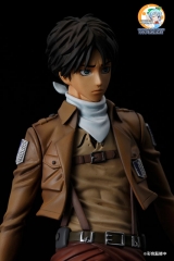 Оригинальная аниме фигурка BRAVE-ACT - Attack on Titan: Eren Yeager Regular Edition / Cleaning Edition 1/8 Complete Figure