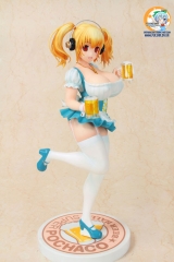 Оригінальна аніме фігурка Super Pochaco Beer Girl Ver. 1/6 Complete Figure