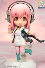 Оригинальная аниме фигурка Nanorich VC - Super Sonico SoniComi Yoroshiku Onegaishimau ver. Posable Figure