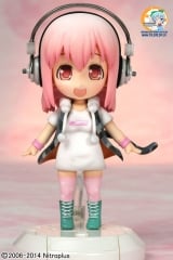 Оригинальная аниме фигурка Nanorich VC - Super Sonico SoniComi Yoroshiku Onegaishimau ver. Posable Figure