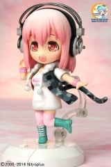 Оригинальная аниме фигурка Nanorich VC - Super Sonico SoniComi Yoroshiku Onegaishimau ver. Posable Figure