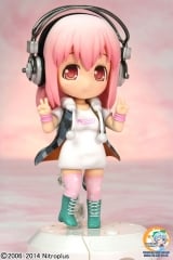 Оригинальная аниме фигурка Nanorich VC - Super Sonico SoniComi Yoroshiku Onegaishimau ver. Posable Figure